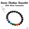 Seven Chakra Bracelet with Negativity Shielding