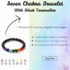 Seven Chakra Bracelet with Negativity Shielding
