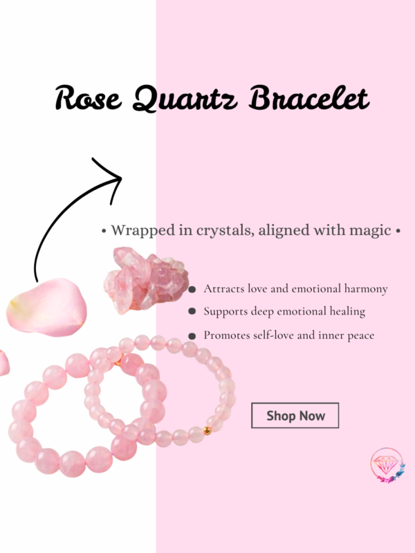 Rose Quartz Love & Healing Bracelet (Two Variants)