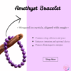 Amethyst Inner Peace & Intuition Bracelet