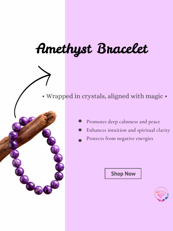 Amethyst Inner Peace & Intuition Bracelet