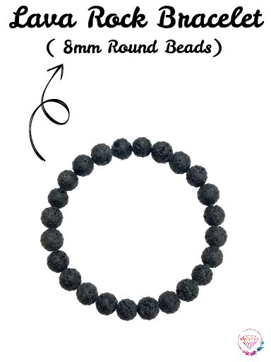 Lava Rock Energy Grounding Bracelet (Two Variants)