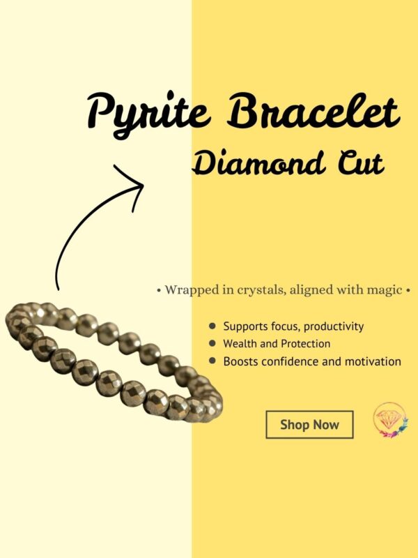 Pyrite Bracelet (In Premium Diamond Cut Style)